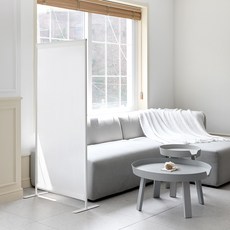 까사마루 심플 스탠드형 가림막 파티션 700 x 1500 mm, 화이트