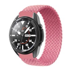 스페이스쉴드 브레이드 솔로루프 나일론 스마트워치 스트랩 밴드 22mm S, 핑크, 1개
