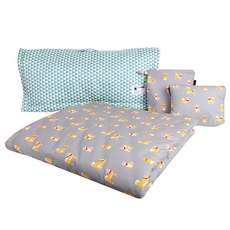 Coney Island 嬰幼兒用 法國鬥牛犬 PREMIUM 乳膠午睡被組 + 尿布袋 + 尿布墊 + 午睡被防水袋