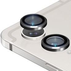 고부기 카메라 메탈링 렌즈 강화유리 액정보호필름 실버 2p 세트, 1세트