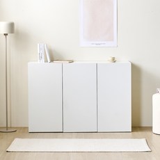 웰퍼니쳐 에이라 댐핑 도어 LPM 수납장 민자도어 방문설치, 화이트