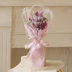 ScentBasket 永不凋謝鮮花 永生花混合 快樂小屋花束, 紫色