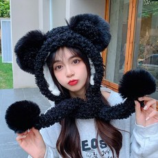 NAYA STYLE 冬帽 DJBG-151-2, 黑色