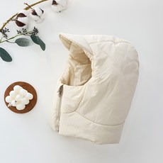 woojooi 童款棉混紡填充防寒遮耳帽