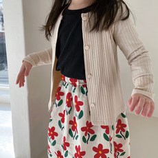 Minidalkong兒童款直條紋針織衫