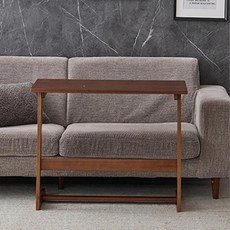 Joeun World 實木邊桌 800, 棕色