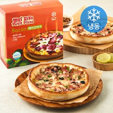 쁘띠 베이컨 피자 (냉동), 165g, 2개입, 1개