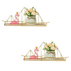 室內壁架掛勾 YT_RA1146 2入, 金黃色