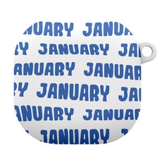 JUST4YOU 24 시그널 갤럭시 버즈 프로 라이브 / 버즈2 호환 슬림 케이스, 1월