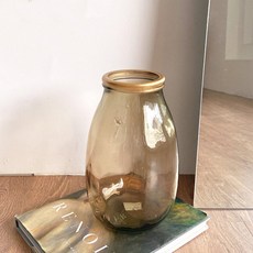 真心設計Sonnerus金色裝飾豐盈花瓶, 金子