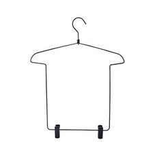 Modernat 鐵製套裝展示衣架, 1個, 摩登黑