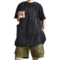 Bareunliving 大尺寸圍裙, 黑色, 1個