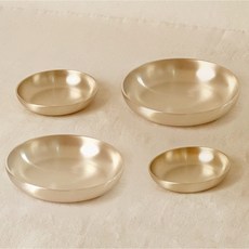Nothyang 手打銅器圓形小菜碗 小+大套組, 2套, 金色