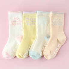 Cocobdorothy Chloe兒童羅紋襪4雙組