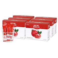 하루건강 석류 콜라겐 젤리스틱 30p, 6개, 600g