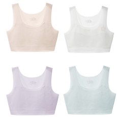 女童款小熊人造絲學生無痕內衣 1階段 4件組