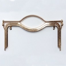 唇形手提包架 20cm, 玫瑰金, 1入