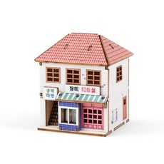 那些年 迷你玫瑰服飾店 木製組裝套件, 混合色, 1個, 請參考詳細頁面