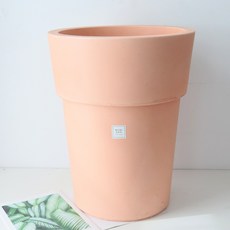 MORIANN 陶盆感 圓形塑膠花盆 3302TE, 1個, 單一顏色