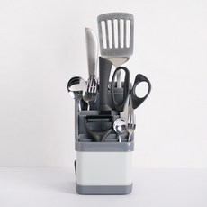 metaltex 義大利 Metaltex 多用途瀝水餐具筒 筷匙收納架, 1個, 無單品