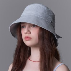 화이트샌즈 와플 텍스처 리본 버킷햇 아가페