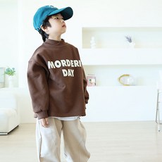 sonyun market 兒童刷毛Modern Day高領保暖大學T