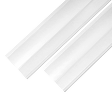 門縫保護蓋 防夾手 折疊式 翻轉式 全面安全保護條 500mm, 雪白色, 2個