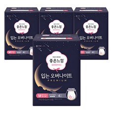 [箱裝]GOODFEEL 頂級褲型夜用, 4片, M, 4包