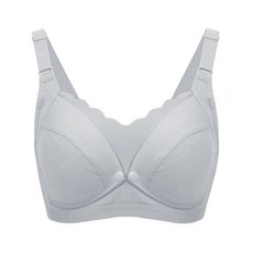 더블유비비 코튼 푸시업 버튼형 수유 브라 2p