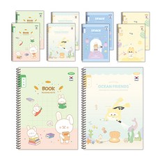 Penpia 2000 基礎閱讀書 春季筆記本, 10入, 隨機出貨