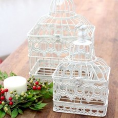 鐵製鳥籠 2種組, 單色