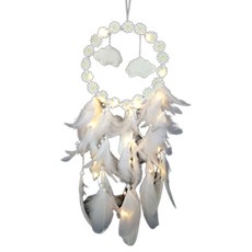 데이지 구름 드림캐쳐 LED형, 화이트