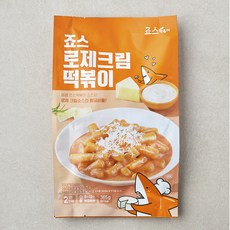 죠스떡볶이 로제크림 떡볶이 2인분, 365g, 1개
