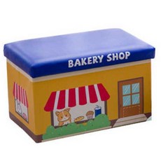 심플리엔 접이식 버스 장난감 보관상자, 빵집, 1개