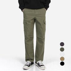 마인플로우 남성용 뒷밴딩 기본 절개 카고바지 BJ294