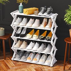 5層鞋架, 白色, 2個