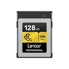Lexar 雷克沙 Gold 系列 Professional CFexpress Type B 記憶卡 LCXEXPR128G‐RNENG, 1個, 128GB