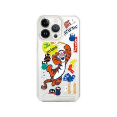 디즈니 곰돌이푸 투명 언더카드 휴대폰 케이스