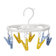 KOKUBO 小久保 橢圓形小物曬衣夾8夾 23.5 x 15.5 x 3cm, 1個