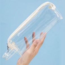 deLi 得力 多功能透明大容量收納包 66600, 白色, 1個