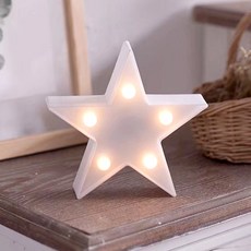 쿼르디 인테리어 크리에이티브 무드등, 별 화이트