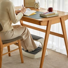 DSP PIO 兩段式軟墊腳踏凳 附墊款, 灰色