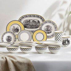 Villeroy&Boch Audun 雙人新婚夫婦餐盤組, 混合色, 1套, 餐盤 15p