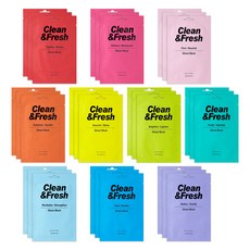eunyul Clean&Fresh面膜組 10款 各3片入, 1組, 1組