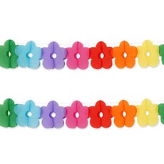 파티짱 꽃 장식 파티 줄 가랜드, 혼합색상, 1개