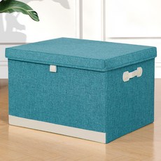 올하이 대형 접이식 보관 박스, 11청록색배색, 60L, 1개