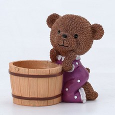 RENPHYS 花園裝飾品 道具 熊寶寶 E款, 混合顏色