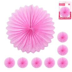 PARTYSHOW 紙風車 8入, 粉紅色