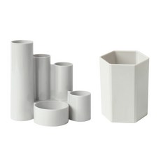 다다 다용도 팬 꽂이 정리함 5구 + 1구 세트, 1세트, 그레이