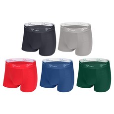 트라이 남성용 코튼 면 스판 드로즈 5종 세트 EMDRJ01 MA5